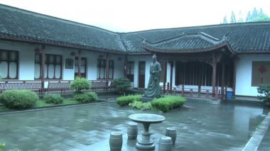 Hang Zhou Tea Fields and Tea House